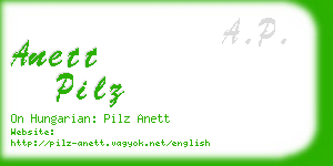 anett pilz business card